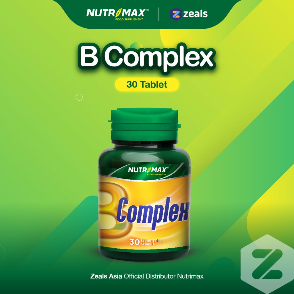 Jual Nutrimax B Complex Tablet Vitamin B Shopee Indonesia