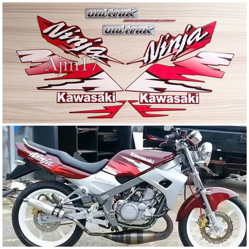 Jual STIKER STRIPING NINJA 1998 MERAH | Shopee Indonesia
