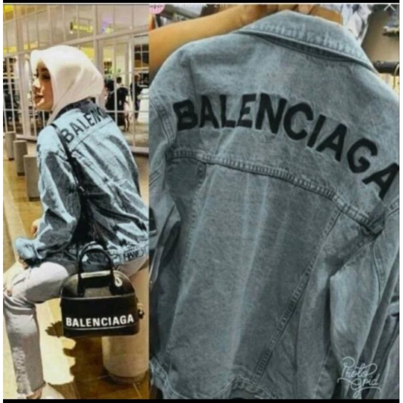 Jual Jaket Jeans Balenciaga Shopee Indonesia