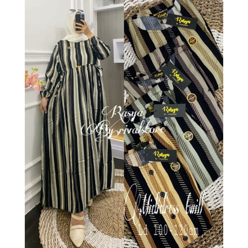 Jual MIDI Dress Rasya | Shopee Indonesia