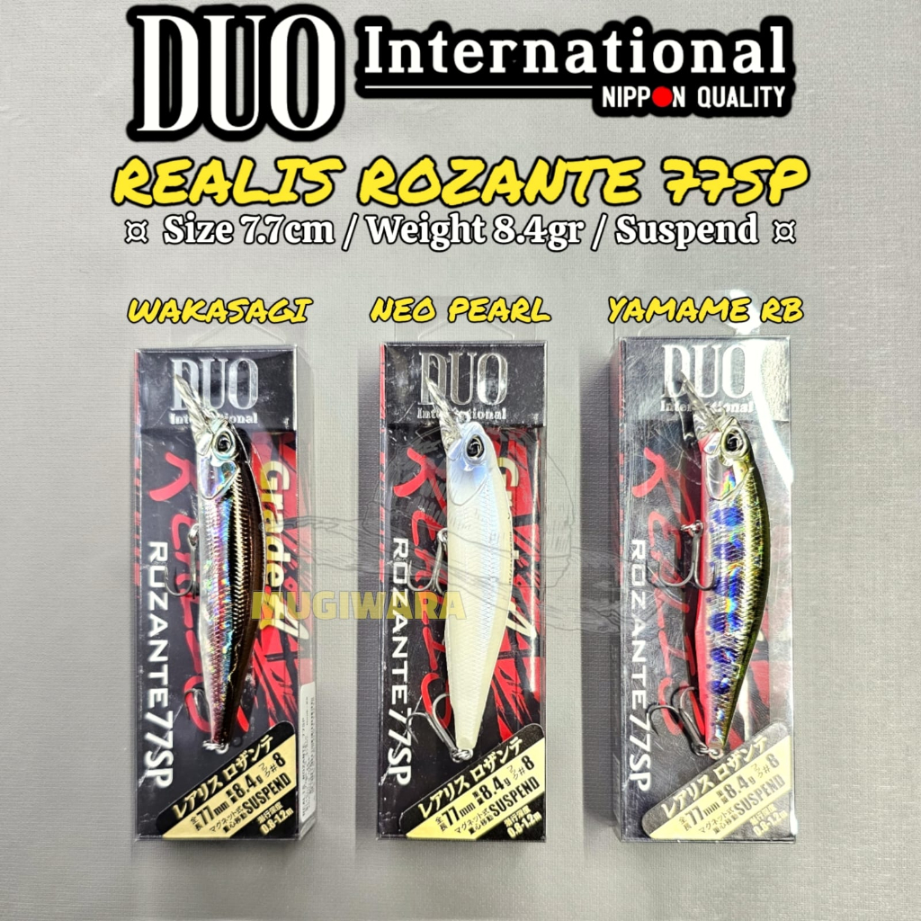 Jual Umpan Casting Minnow DUO Realis Rozante 77SP Shopee Indonesia