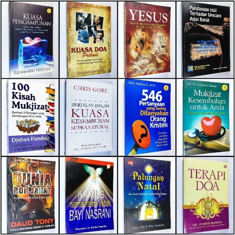 Jual BUKU BACAAN AGAMA KRISTEN / KRISTIANI / BIOGRAFI YESUS / INJIL ...