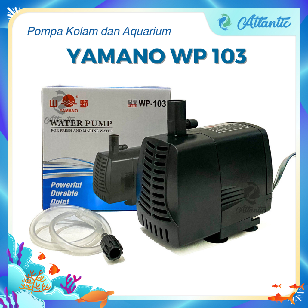 YAMANO WP-103 Pompa Air Celup Kolam Aquarium Hidroponik Akuarium Water Pump
