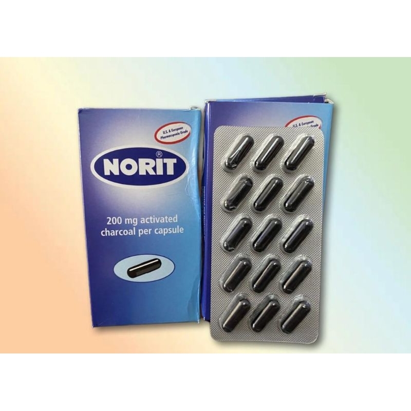 Jual Norit Antivvated Charcoal 200mg 30's | Shopee Indonesia
