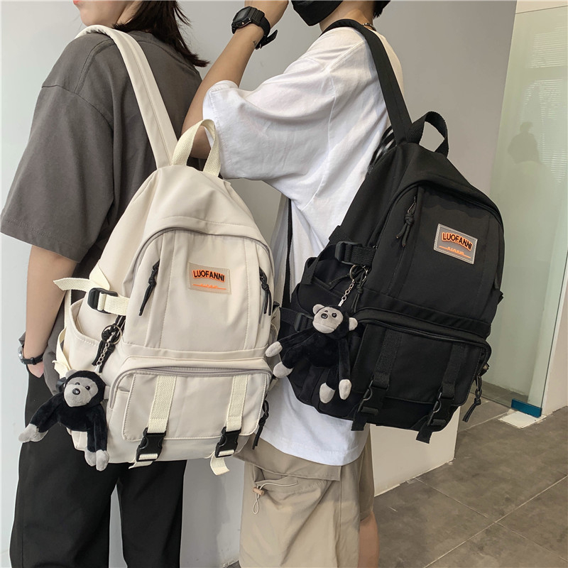 Jual Tas Ransel Backpack Pria Wanita Terbaru Polos Fashion | Shopee ...