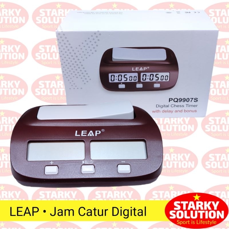 Jual Jam Catur Digital LEAP Chess Timer Clock Otomatis Original