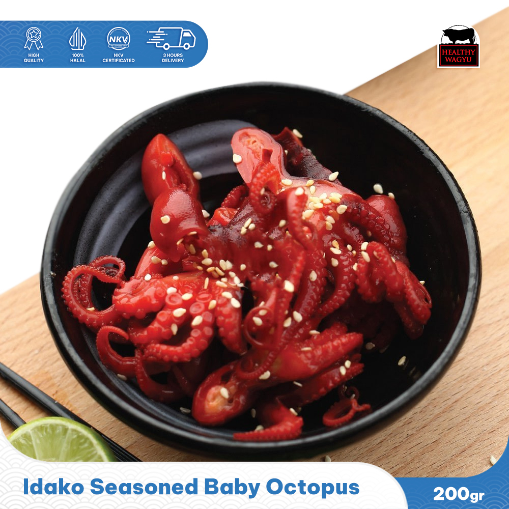 Jual Chuka Idako Seasoned Baby Octopus Gurita Berbumbu Premium Halal ...