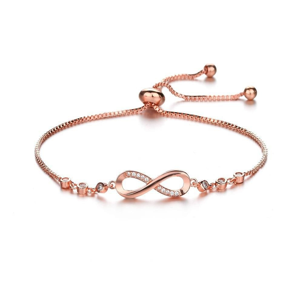 Jual Ardis Gelang Mata Mutiara Infinity Serut Adjustable Wanita Silver ...