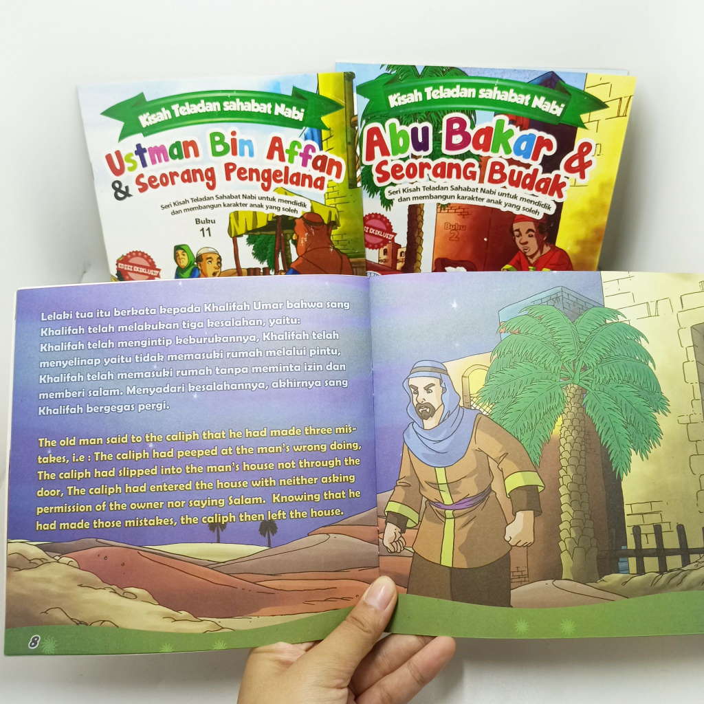 Jual Buku Edukasi Belajar Membaca Kisah Sahabat Nabi Teladan Billingual ...