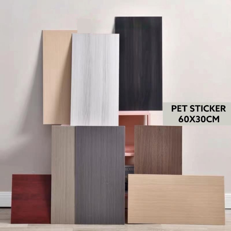 Jual Wallpaper Dinding Vinyl Marble Kayu Wallpaper Sticker Kayu Foam