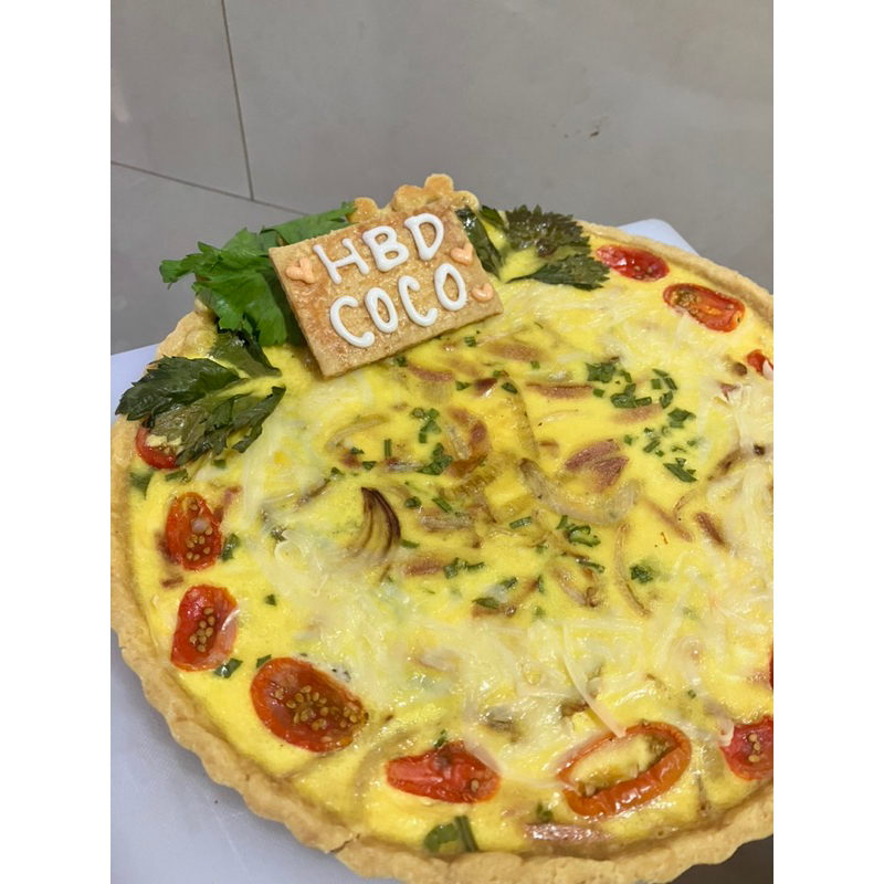 Jual Chicken & Sausage Quiche (savory pie) Shopee Indonesia