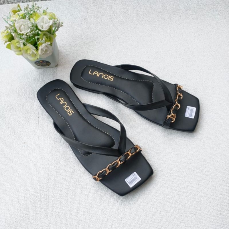 Jual sandal wanita model terbaru 2023/sandal teplek wanita grade
