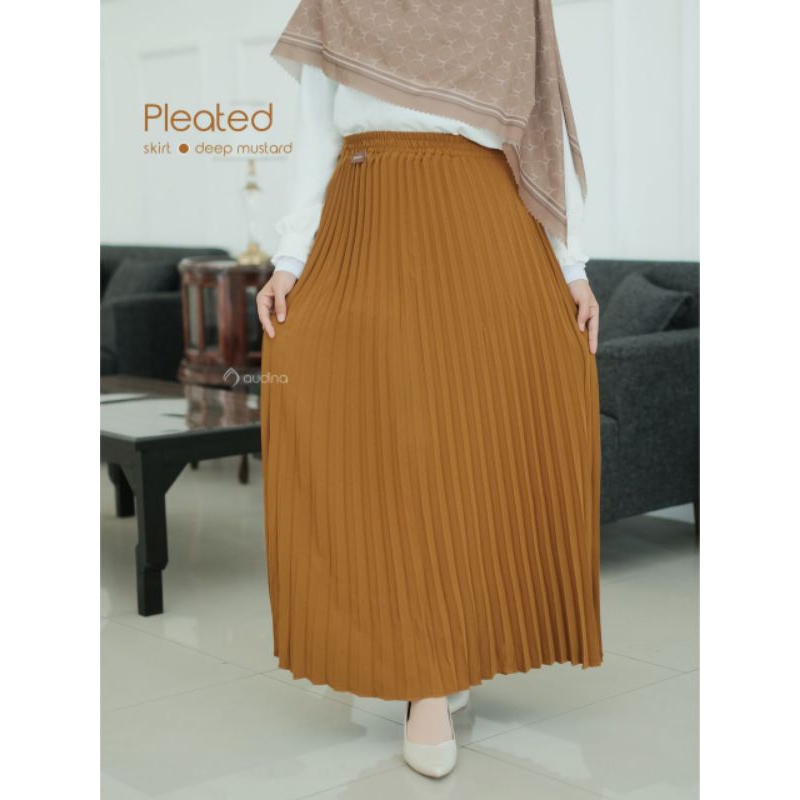 Jual BEST SELLER PLEATED SKIRT PREMIUM AUDINA ORI 24 WARNA