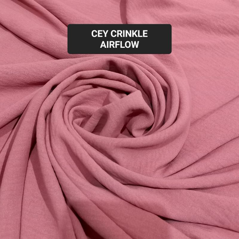 Jual Kain Crinkle Airflow Premium Quality Cey Airflow Kain Dress