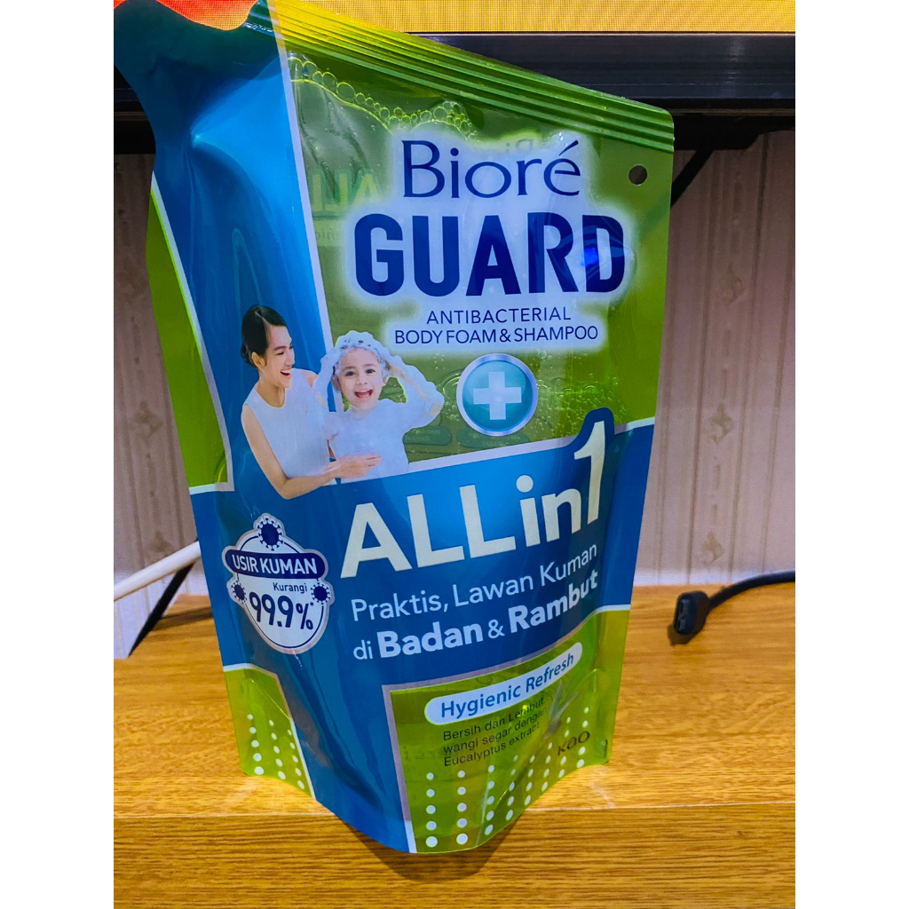 Jual BIORE GUARD BODY FOAM ALL IN1 - ACTIVE ANTIBACTERIAL - ENERGETIC ...