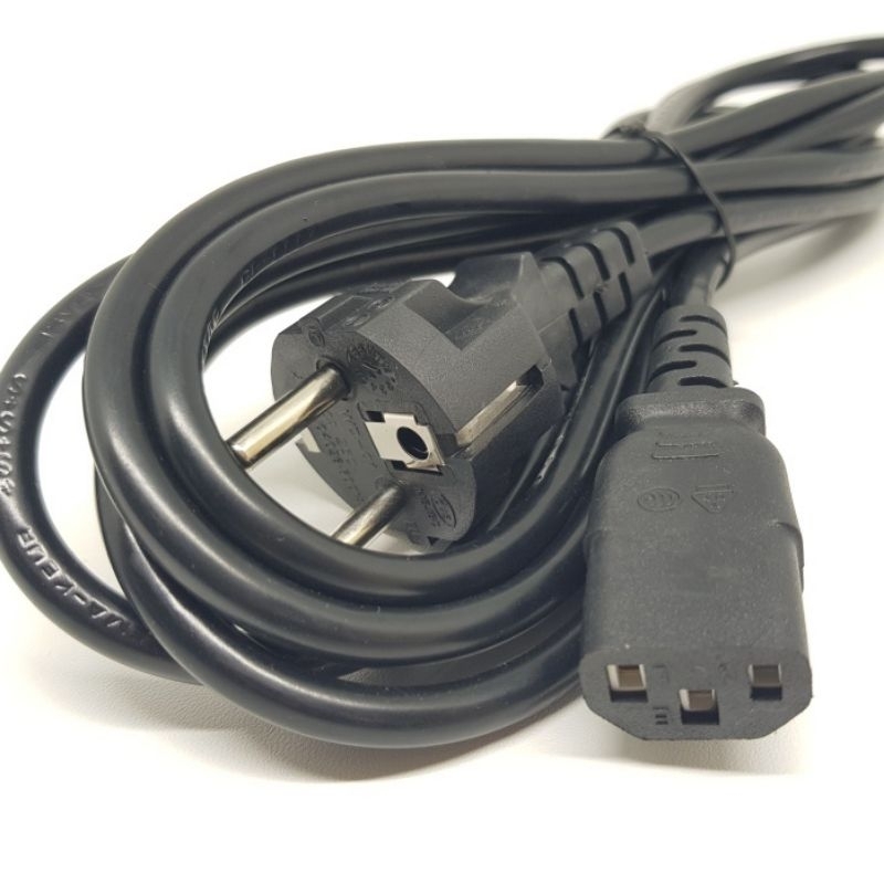 Jual TTBDG KABEL POWER BAHAN TEBAL PANJANG 2M / KABEL POWER CPU / Kabel ...