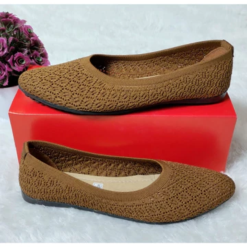 Flatshoes Rajut Wanita Sepatu Ballet Rajut