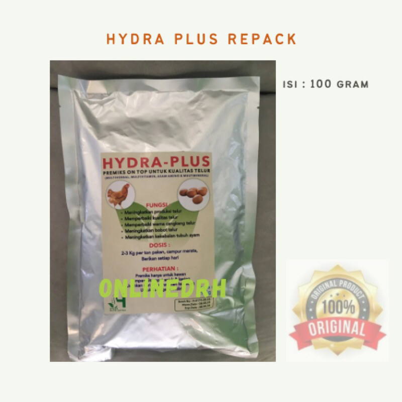 Jual HYDRA PLUS Premiks Ayam Petelur (Layer) Produksi Repack @100 gram ...