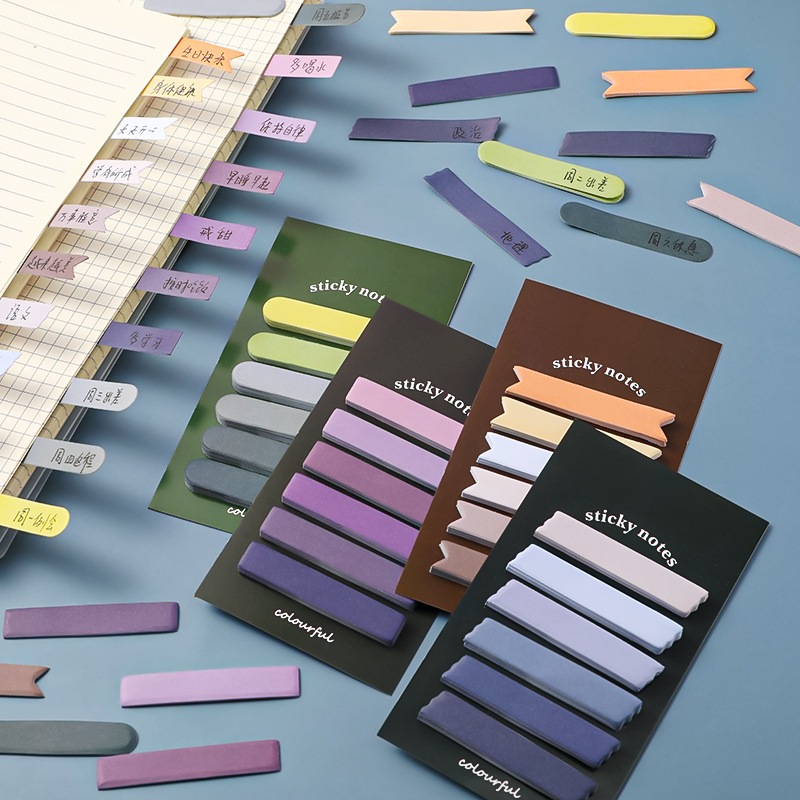 Jual ozozshop - Sticky Notes Gradient Classify 6 Baris 120 Lembar # ...