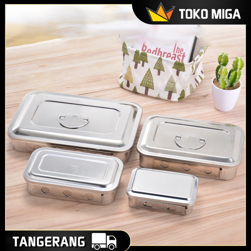 Jual Tempat Instrumen Gigi Stainless Sterilizing Box Instrumen Dengan ...