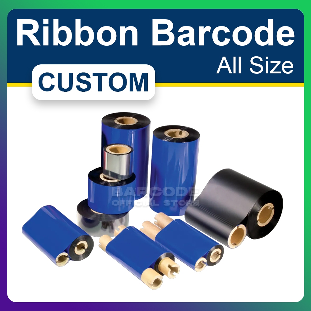 Jual Custom Ribbon Tinta Printer Barcode Thermal Transfer Premium Wax ...