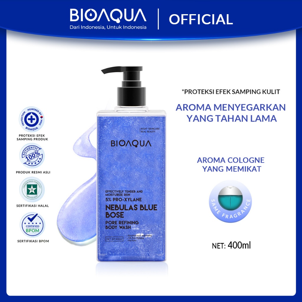 Jual BIOAQUA Whitening Body Wash Sabun Mandi Cair 400ml Sabun Mandi