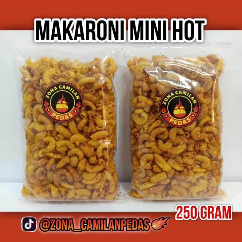 Jual Makaroni Mini Hot Makaroni Pedas Kemasan 250 Gram Shopee Indonesia