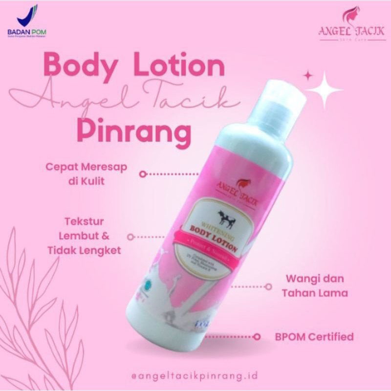 Jual BODY LOTION ANGEL TACIK SOLUSI UNTUK KULIT SUSAH PUTIH CEPAT MERESAP Shopee Indonesia