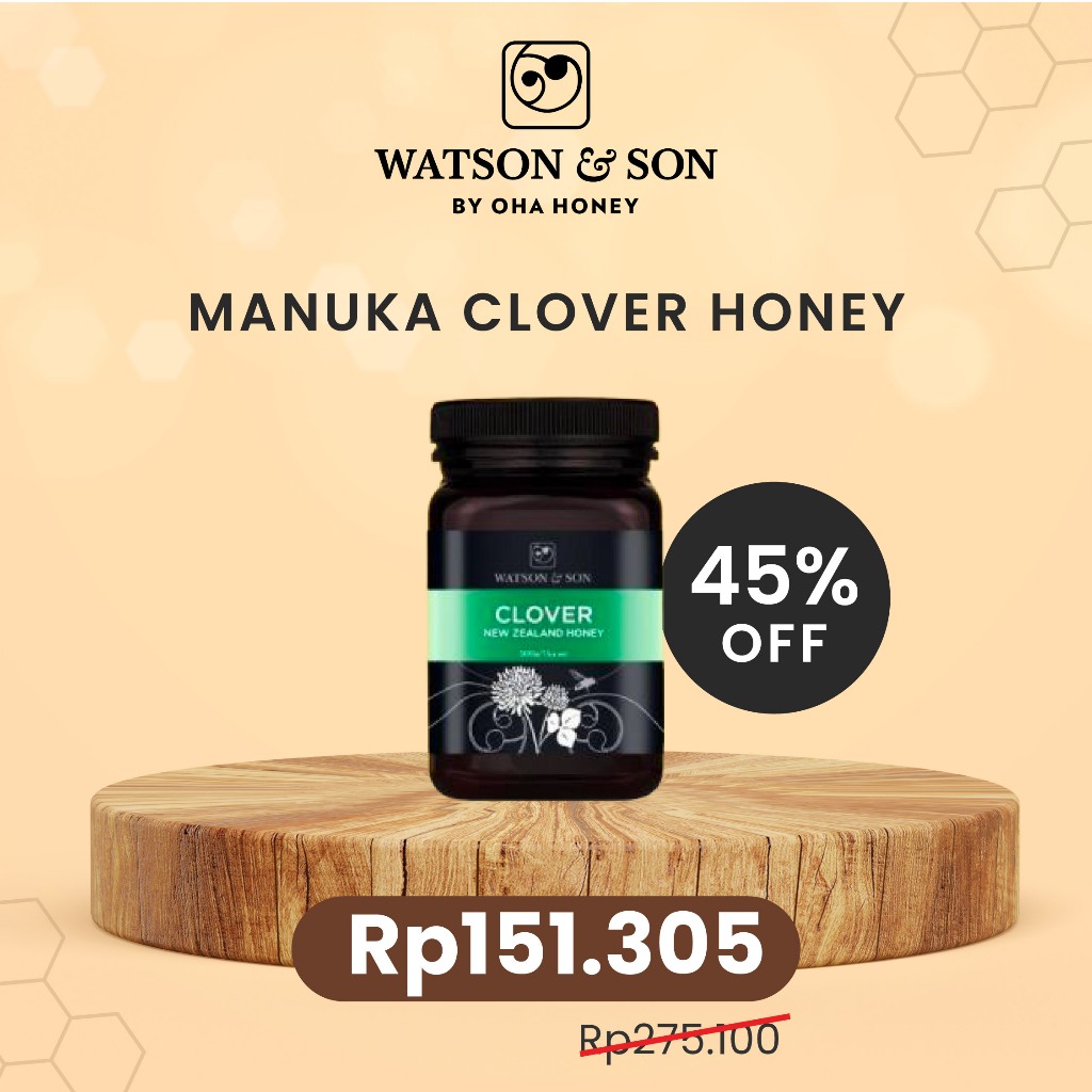 Jual Madu Clover Watson and Son (ED 2024) Shopee Indonesia