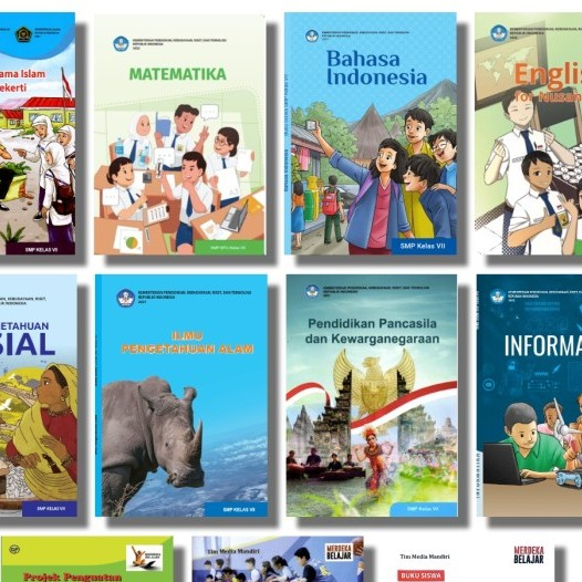 Jual Paket Lengkap FULL MTK Non Lisensi Buku Siswa SMP Kelas 7 ...