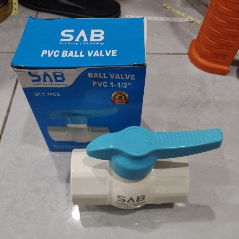 Jual ball Valve PVC 11/2