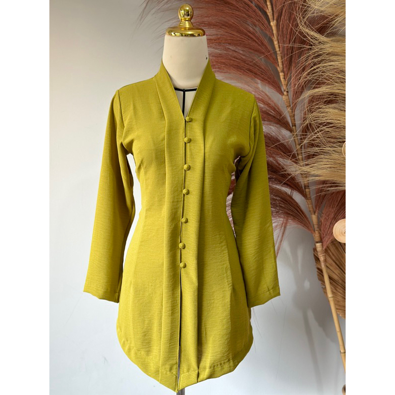 Jual kebaya muslim modern/kebaya bali panjang/kebaya panjang untuk ...