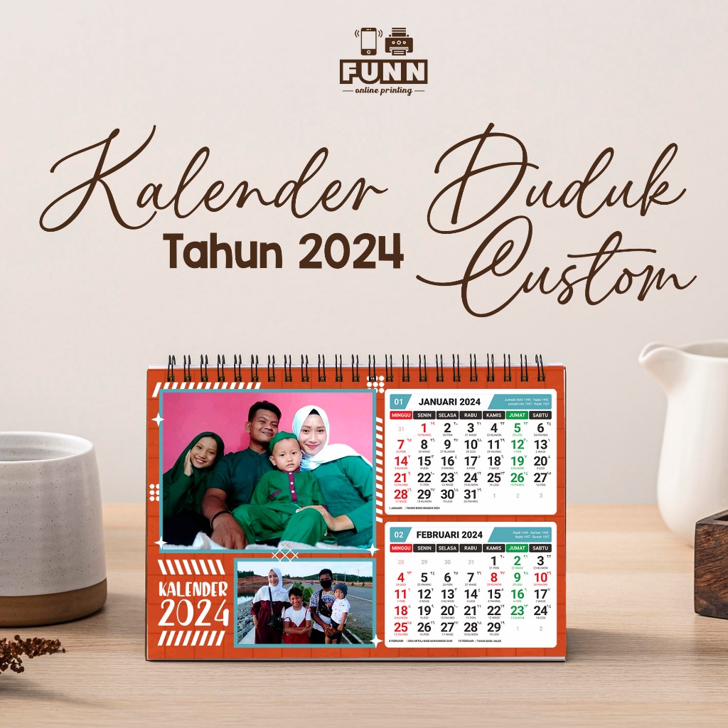 Jual Kalender Duduk Custom Kalender Duduk Custom Kalender Shopee Indonesia