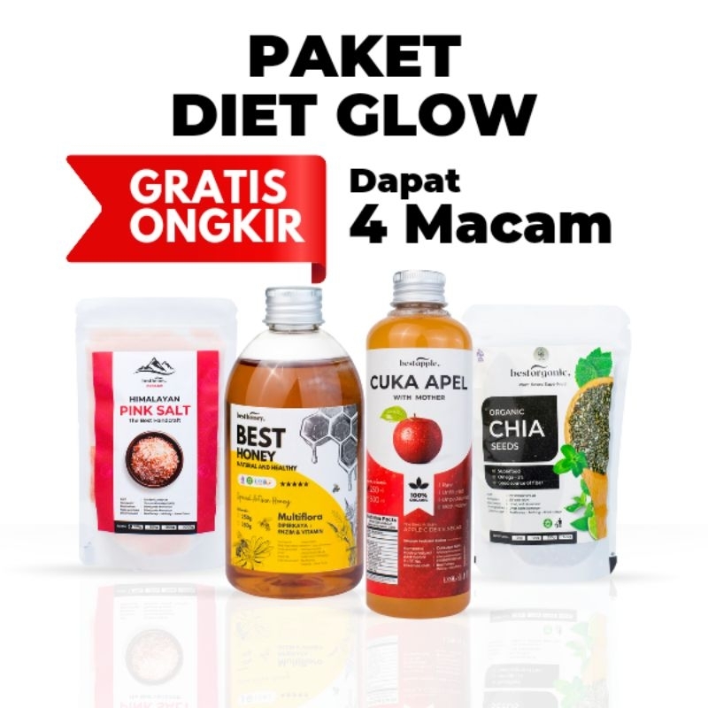 Jual Bestdetox Paket Detox Paket Diet Cuka Apel Chia Seed Madu