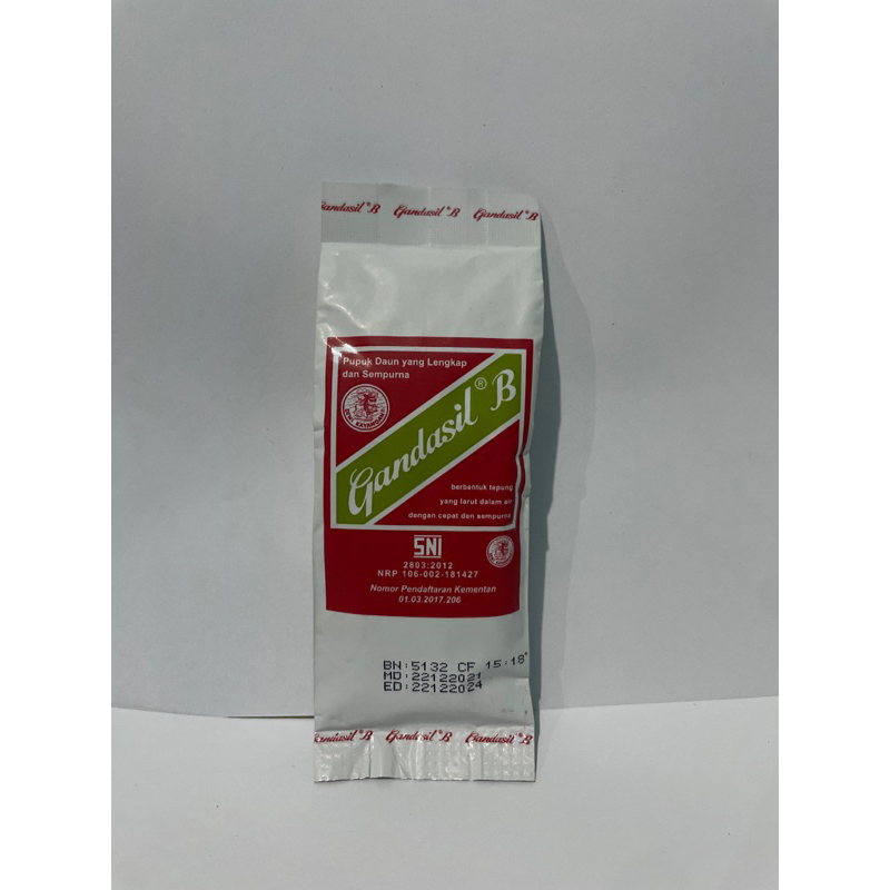 Jual GANDASIL B - Pupuk Daun 100gr | Shopee Indonesia