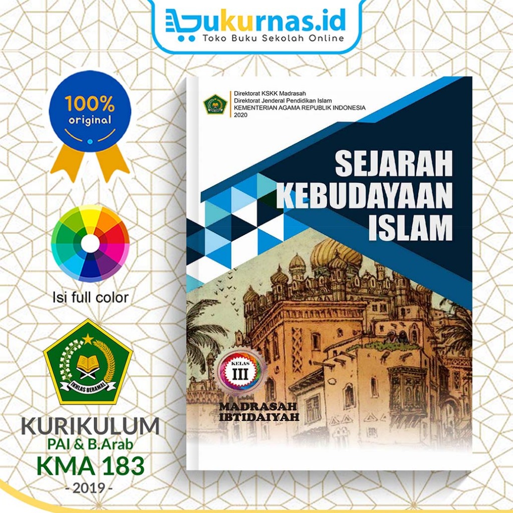 Jual Buku Siswa Sejarah Kebudayaan Islam SKI Kelas 3 MI KEMENAG ...