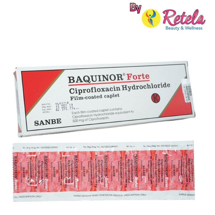 Jual Baquinor Forte 500mg 1 Strip 10 Tablet | Shopee Indonesia