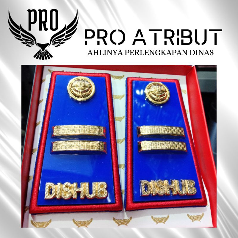 Jual PRO ATRIBUT - PANGKAT PDH DISHUB 3B Lis Merah AKRILIK EKSKLUSIF ...