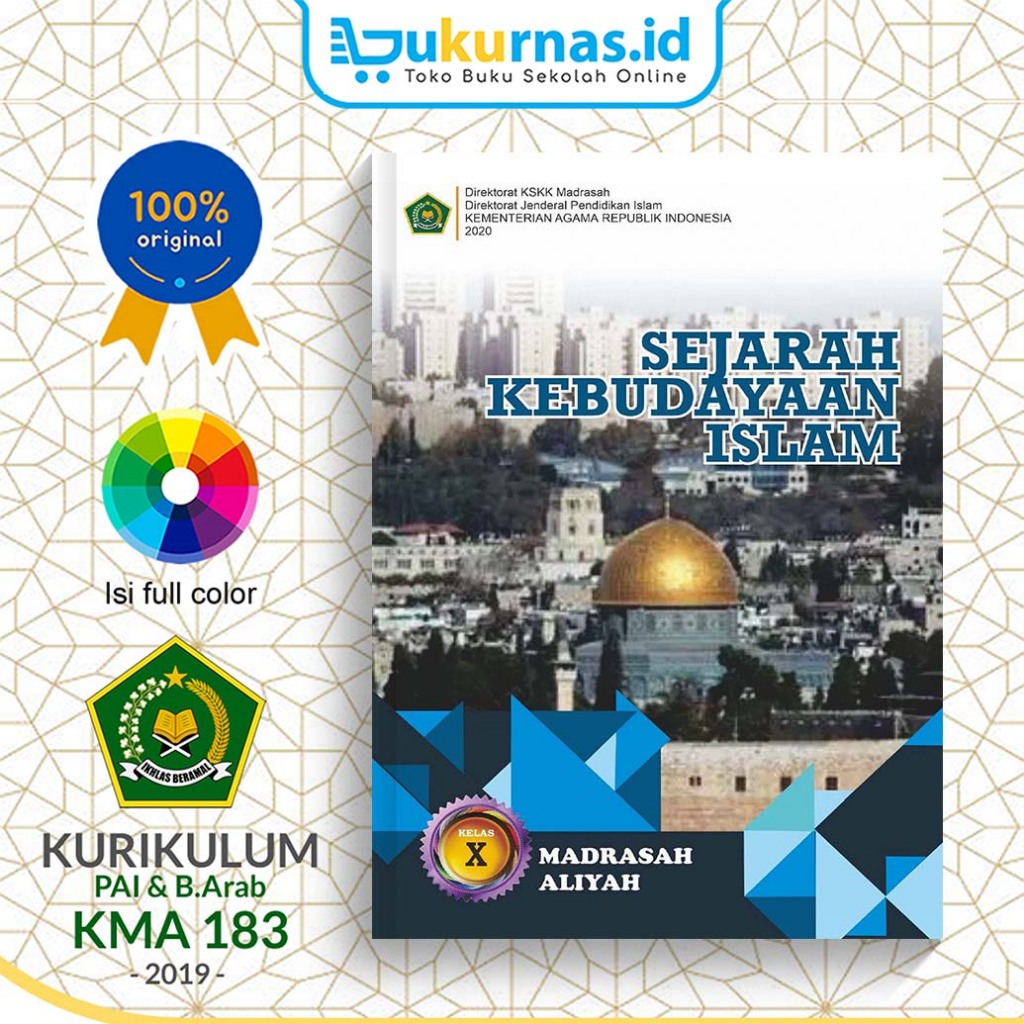 Jual Buku Siswa Sejarah Kebudayaan Islam SKI Kelas 10 MA KEMENAG ...