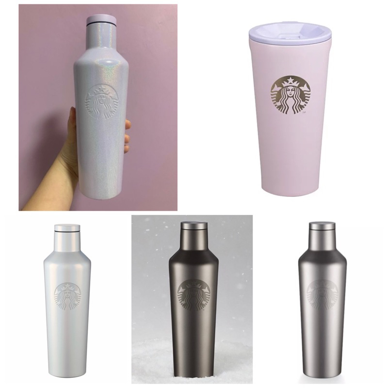 Jual Starbucks x Corkcicle Stainless Tumbler Stainless Bottle Irisdencent Charcoal Grey
