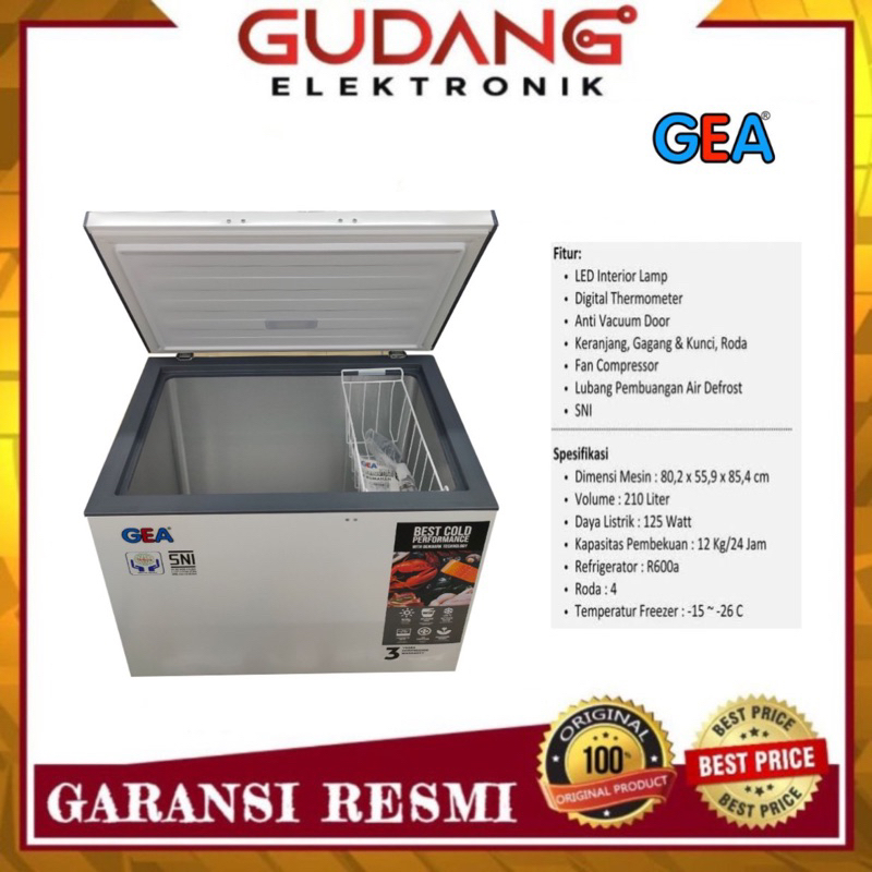 Jual FREEZER BOX GEA AB208 CHEST FREEZER GEA AB 208 FREEZER 200 L
