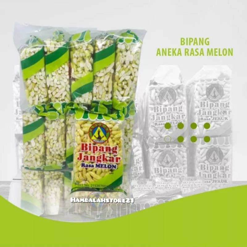 Jual [TERMURAH] Bipang jangkar rice puff aneka rasa buah melon isi 10 ...