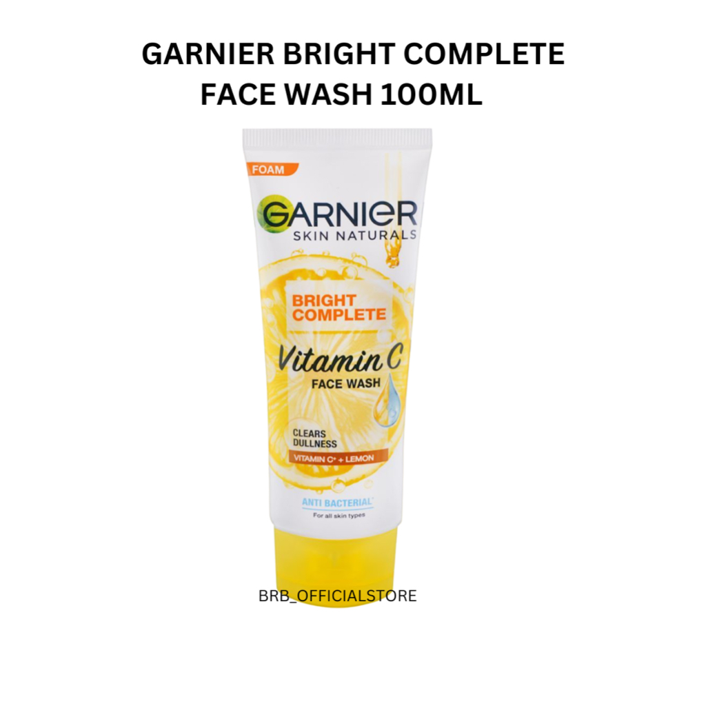 Jual Garnier Bright Complete Face Wash Vitamin C + Lemon Sabun Muka