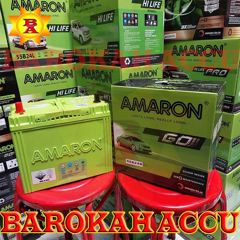 Jual AKI MOBIL SUZUKI CARRY AMARON GO 46B24R / NS60 | Shopee Indonesia