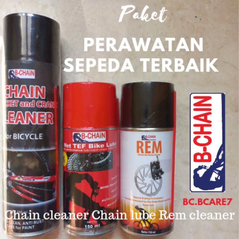 Jual Perawatan rantai sepeda dan rem sepeda pro 3 in 1 BCHAIN | Shopee ...