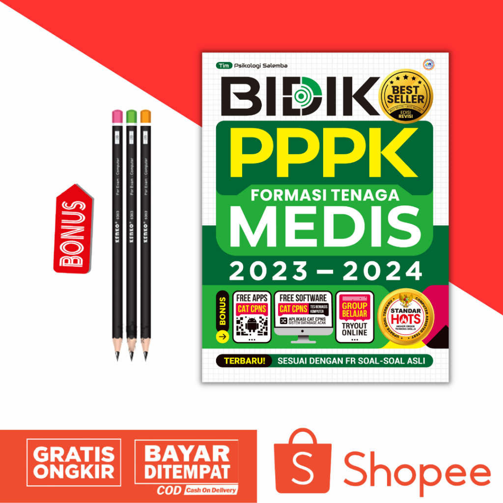 Jual BUKU BIDIK CPNS PPPK TENAGA MEDIS 20232024 TERBARU / FORUM