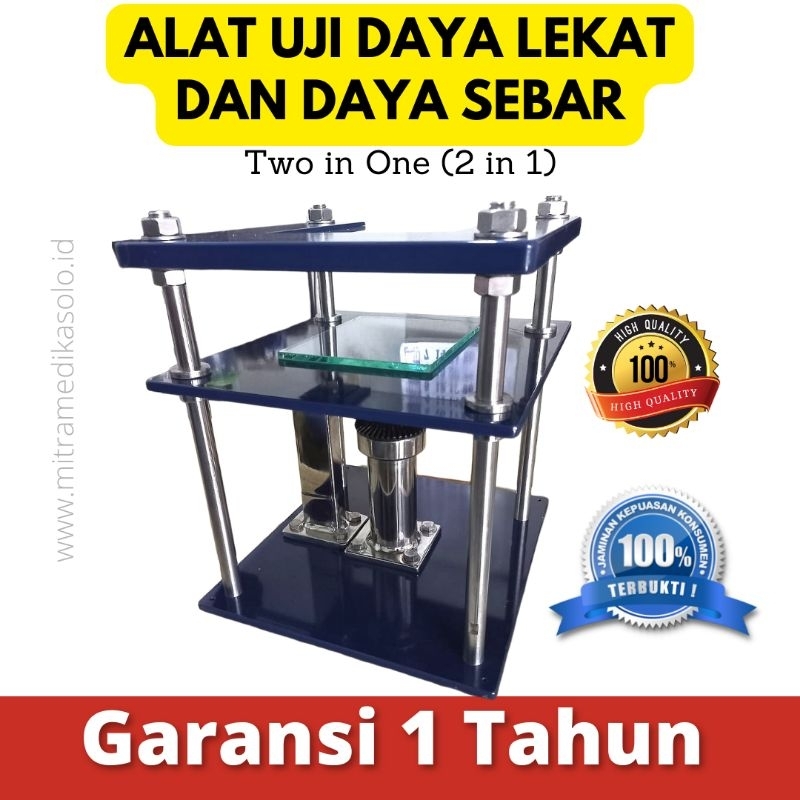 Jual Alat Uji Daya Lekat Rekat dan Daya Sebar Sediaan Semisolid 2 in 1