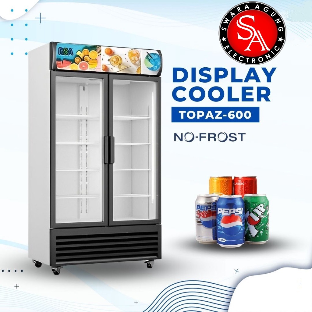 Jual Kulkas Showcase 2 Pintu 568 Liter RSA Type : TOPAZ 600 (Khusus ...