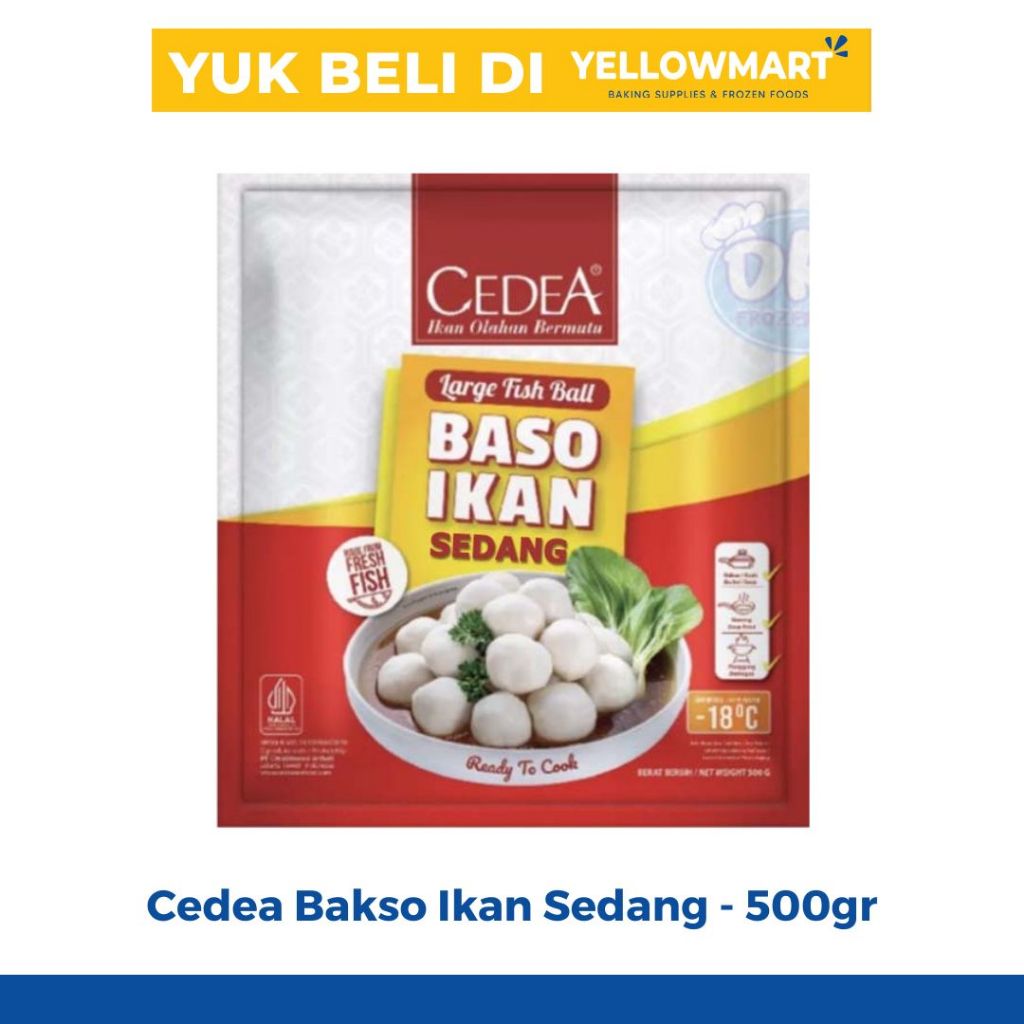 Jual Cedea Bakso Ikan Ukuran Sedang 500 G Shopee Indonesia