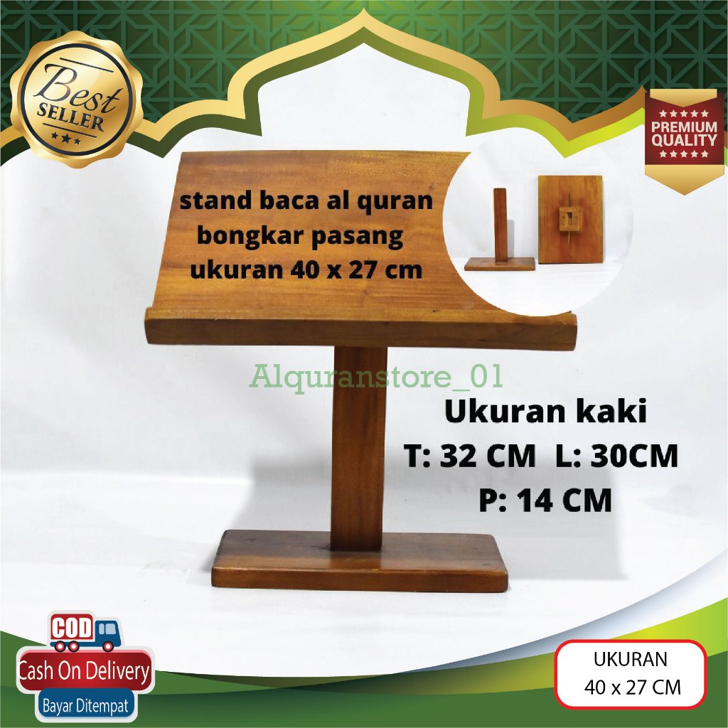 Jual Rekal Standing Rekal Standing Meja X Cm Stand Baca Al Quran